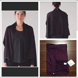 Lululemon vinyasa wrap scarf rulu purple marble